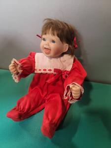 lot 20 image: Happiness is... Doll in Red Dress with Original Box