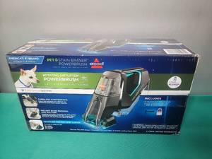 lot 135 image: Bissell Pet Stain Eraser PowerBrush Cordless Cleaner