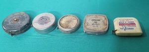 lot 145 image: Collection of Mid-Century Metal Tape Measures