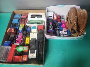 lot 158 image: Mixed Toy Vehicle Collection with Trolley Cars