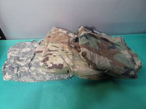 lot 10 image: Military Combat Uniform Pants - Mixed Camo Patterns