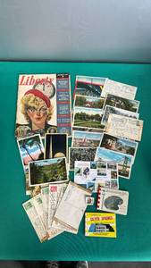 lot 166 image: 1943 Liberty Magazine with Postcards Collection