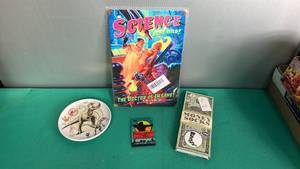 lot 168 image: Science Fiction Collectibles with Tin Sign