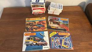 lot 238 image: Matchbox Toy Catalogs Collection 1970s-80s and Playing Card Lot