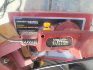 lot 406 image: Chainsaw Sharpener with Box