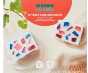 lot 2379 image: Mondo Llama Terrazzo Soap Making Kit.  - Retail $0