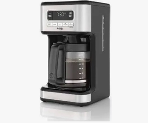 lot 2393 image: 14-Cup Programmable Coffee Maker with Digital Display - Retail $39