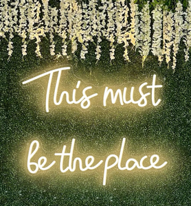 lot 2422 image: This Must Be The Place Neon Signs,  - Retail $0