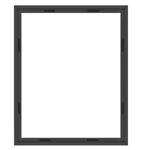 lot 2463 image: MCS Canvas Float Frames 24x30 Frame, Black Frame for Finished Canvases, Vertical & Horizontal Wall Hanging Large Frame with Adhesive for Canvas Paintings (1-Pack) - Retail $0