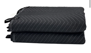 lot 2472 image: Studio Large Sound Dampening Blanket, Sound Insulated Blanket Sound Absorbing Blanket with Grommets for Soundproofing Noise Reduction Light Blocker Basement Recording Studio - Retail $0