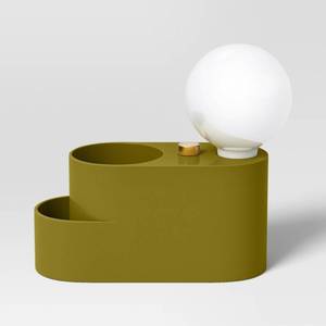 lot 2473 image: 2 pack Orb Shade Organizer Novelty Table Lamp Green - Room Essentials�� - Retail $16