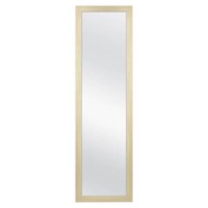 lot 2482 image: 14.75 x 50.75 Natural Woodgrain OTD Full Length Mirror Brown - Room Essentials - Retail $17