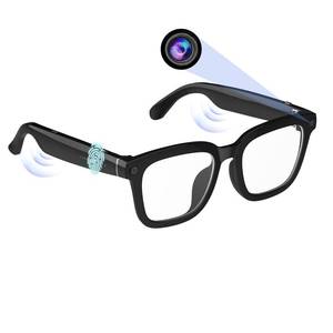 lot 3240 image: Smart AI Glasses with 80MP HD Camera, 1080P Video, BluetoothWi-Fi, Voice Control &amp AI Recognition Lightweight Hands-Free Glasses for Recording &amp Translation, Photography-Anti-Blue Lights Lense
