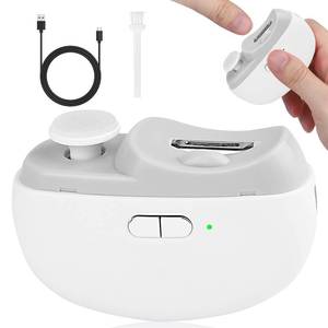 lot 3243 image: CCMADE 2025 Upgraded Electric Nail Clipper, 3 in 1 Automatic Nail Trimmer and Polisher with LED Light & Clip Storage,USB Rechargeable - 2 Speeds Electric Nail File for Baby, Adults, Seniors