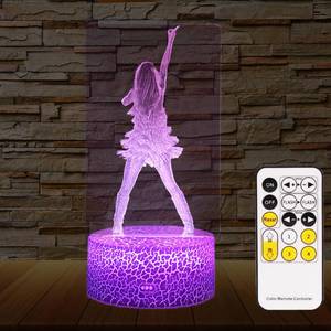 lot 3279 image: YJYKL Girls Gifts, Singing Girl Birthday Gift, Decoration for Room. Table Lamp for Music Party Supplies.Night Light with 16 Colors Change and Timing