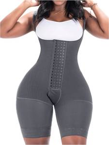 lot 3307 image: BLING SHAPERS 098BF Fajas Colombianas Guitar Shaped Thick Thigh Hourglass Shapewear for Women Black Ash 2XL