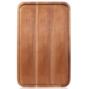 lot 3340 image: Large Wooden Serving Trays Long Party Charcuterie Boards Acacia Wood Platters Serving Cheese Board Rectangular Appetizer Snack Plates Rectangle Kitchen Dinner Platter for Food Dish Cake Dessert Tray