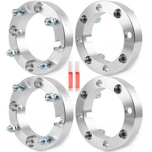 lot 3347 image: ECCPP 4PCS 4X156 to 4X156 Wheel Spacers Lug Centric 1.5 INCH 4 Lug 12x1.5 131mm for Polaris Ranger 900 wheel spacer for Polaris General 1000 wheel spacer