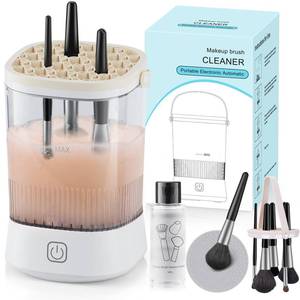 lot 3363 image: Electric Makeup Brush Cleaner, Portable Automatic USB Cosmetic Brushes Cleaner Machine, Automatic Makeup Brush Cleaner for Makeup Sponges and Brushes 22