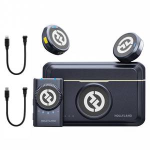 lot 3377 image: Hollyland Lark M2 Wireless Lavalier Microphone for Camera PC Laptop Phones, Mini Lapel Microphone Wireless, 48KHz 24Bit, 1000ft Range, Noise Cancellation, 30H Battery for Video Recording, Streaming