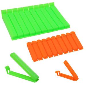lot 3398 image: PENTA ANGEL Bag Sealing Clips 20Pcs Reusable Colorful Plastic Chip Clips Bread Bag Clamp for Home Kitchen Food Snack Packages Storage (20)