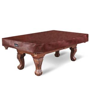 lot 3413 image: Shieldo Pool Table Cover,Heavy Duty Leatherette Billiard Pool Table Covers,Waterproof&Tearproof Cover for Pool Table,789 Foot Fitted(8FTBrown)