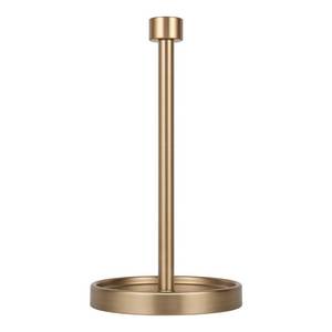 lot 3438 image: Ivilon Countertop Paper Towel Holder - Modern End Cap Minimalist Design - Color Warm Gold