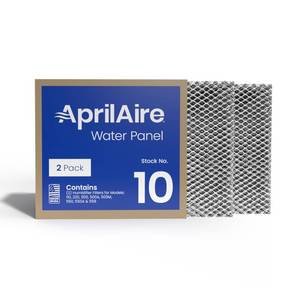 lot 3439 image: AprilAire 10 Water Panel Humidifier Filter Replacement for AprilAire Whole-House Humidifier Models 110, 220, 500, 500A, 500M, 550, 550A, 558 (Pack of 2)