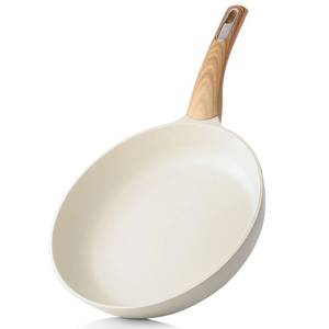 lot 3464 image: SENSARTE Ceramic Nonstick Frying Pan Skillet 9.5Inch Non Stick Omelette Pans, Non-toxic Healthy Kitchen Cooking Chefs Pan, Free of Intentionally Added PFOAPFASPTFE, Induction Compatible, White