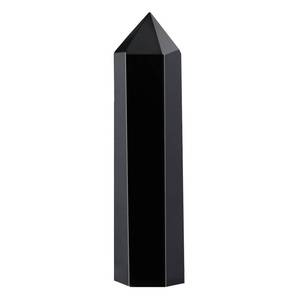 lot 3472 image: Black Tourmaline Healing Crystals Wand, 3 Natural Crystals and Healing Stones, Polishing Reiki Energy Gemstones Crystal Points for Meditation Spiritual Decor