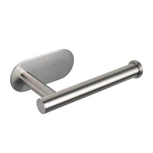 lot 3550 image: NearMoon Toilet Paper Holder Self Adhesive, Premium Thicken SUS304 Stainless Steel Rustproof Adhesive Toilet Roll Holder no Drilling for Bathroom, Kitchen, Washroom (1 Pack, Brushed Nickel)