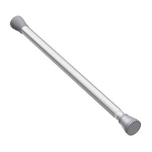 lot 3646 image: AIZESI Silver Tension Curtain Rod 16 to 26 Inch, 78 Diameter Spring Loaded Curtain Rods, Small Tension Rod for Window, Kitchen, Bathroom, Closet
