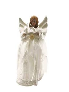 lot 3653 image: KSA 10 Lighted Seasons of Elegnace Angel Christmas Tree Topper - Clear Lights