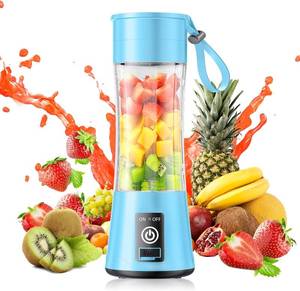 lot 3724 image: Cordless Personal Size Portable Blender - 380Ml Blender Smoothies and Shakes, BPA Free Traveling Juice Cup with Powerful Blending, Freshly Squeezed in SportsTravelHome