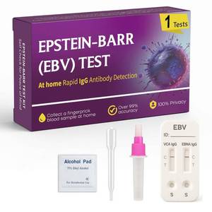 lot 3779 image: Epstein Barr (EBV) at-Home Test Kit  Detects IgG Response to VCA & EBNA  15-Minute Rapid Result  Easy Fingerstick Sample