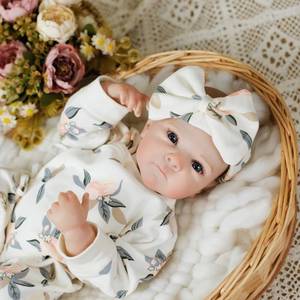 lot 3791 image: Lifelike Reborn Baby Dolls - 20Inch Soft Vinyl Realistic Newborn Baby Dolls Poseable Real Life Baby Girls Dolls with Doll Accessories and Gift Box for 3 Year Old Girls Kids