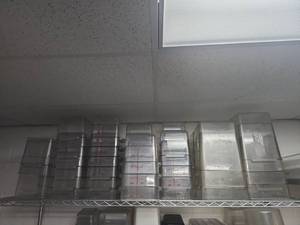 lot 6545 image: Commercial Food Storage Containers - RACK NOT INCLUDED