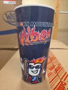 lot 7033 image: (13) Boxes of Rocky Mountain Vibes 32oz Plastic Cups