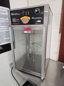 lot 7054 image: SuperPretzel Commercial Pretzel Warmer Display Case Model 850C