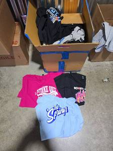 lot 7077 image: Assortment of Rocky Mountain Vibes Baseball T-Shirts - Various Sizes, Colors And Designs