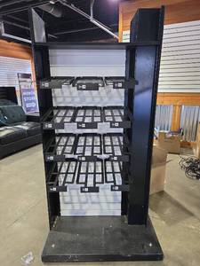 lot 7122 image: New Era Rolling Hat Display Rack