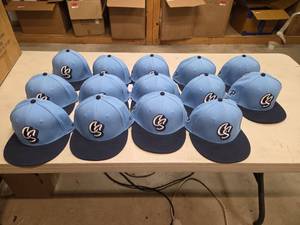 lot 7171 image: Official On Field Rocky Mountain Vibes Hometown Fitted Caps - Varying Sizes