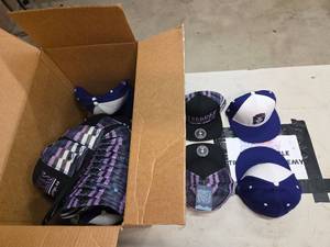 lot 7177 image: Official On-Field&nbspLloronas Snapback Caps and Fitted Caps - Varying Sizes