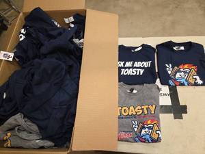 lot 7205 image: Rocky Mountain Vibes Toasty T-Shirt Collection - Various Sizes and Styles