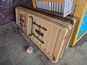 lot 7254 image: (5) 8ft Folding Tables