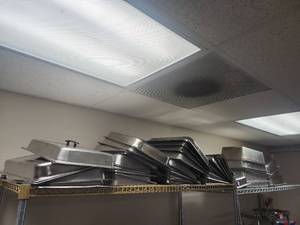 lot 6575 image: Bulk Lot of Stainless Steel Steam Table Pans with Lids