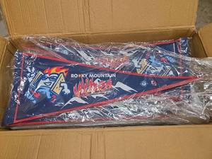 lot 7220 image: Bulk Lot of Rocky Mountain Vibes Baseball Team Flags