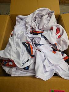 lot 7233 image: Varying Sizes of Rocky Mountain Vibes Baseball Jerseys