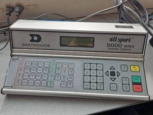 lot 7298 image: Daktronics All Sport 5000-Series Scoreboard Control Console Model 5100