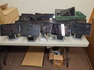lot 7312 image: NCR 7744 POS Terminals W Receipt Printers - Lot of 18